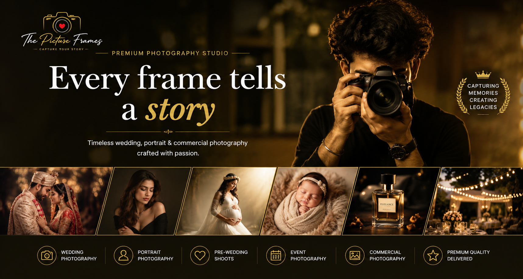 The Picture Frames Photography Portfolio Website